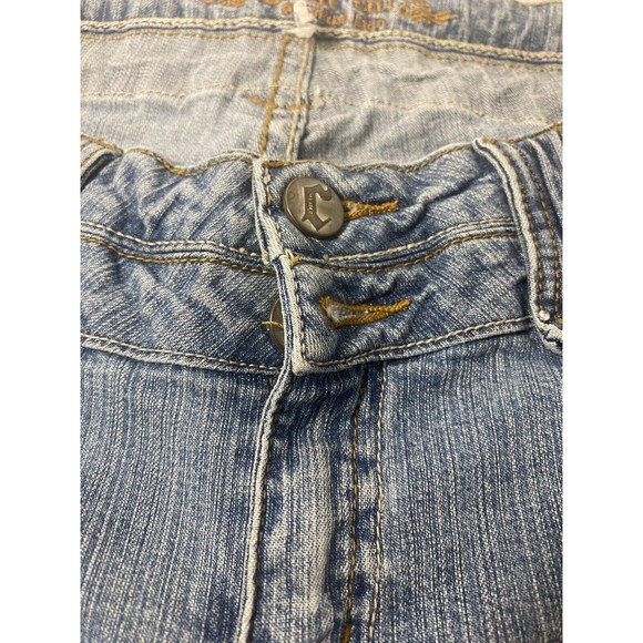 Y2k C’est TOI Woman Low Rise Jeans American Sz 9 Crystal Cotton Spandex - Picture 4 of 13